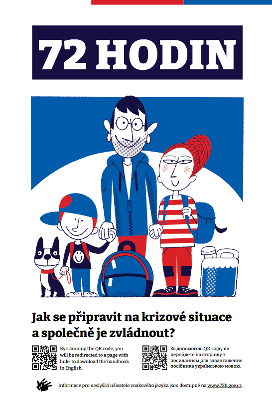 Celostátní kampaň „72 hodin: Jak se připravit na krizové situace a společně je zvládnout“