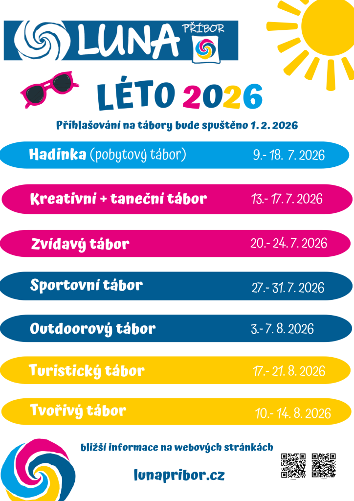 LETNÍ TÁBOROVÁ ČINNOST 2026