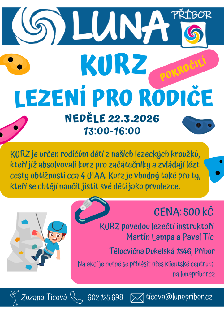 KURZ LEZENÍ PRO RODIČE – POKROČILÉ