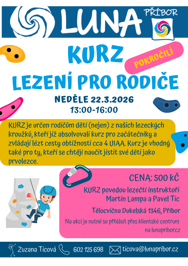 KURZ LEZENÍ PRO RODIČE – POKROČILÉ