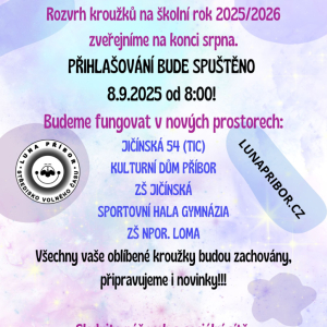 Přihlašování do kroužků 2025/2026