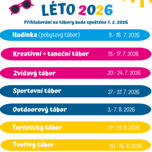 LETNÍ TÁBOROVÁ ČINNOST 2026