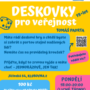 DESKOVKY PRO VEŘEJNOST
